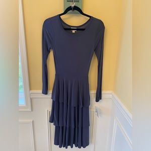LuLaRoe Georgia L/S Tiered Skirt Dress